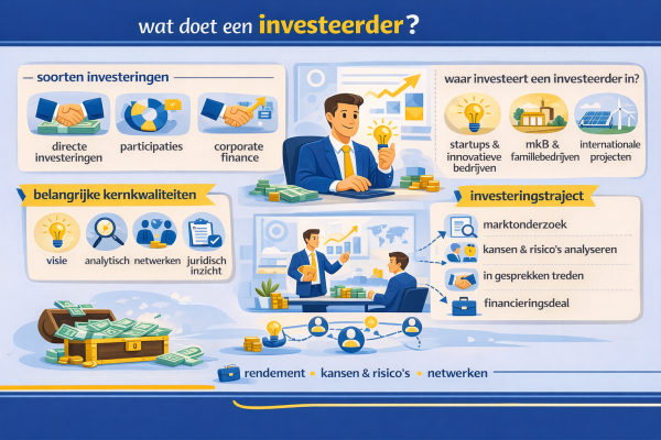 Alles over het beroep investeerder Wat doet een investeerder